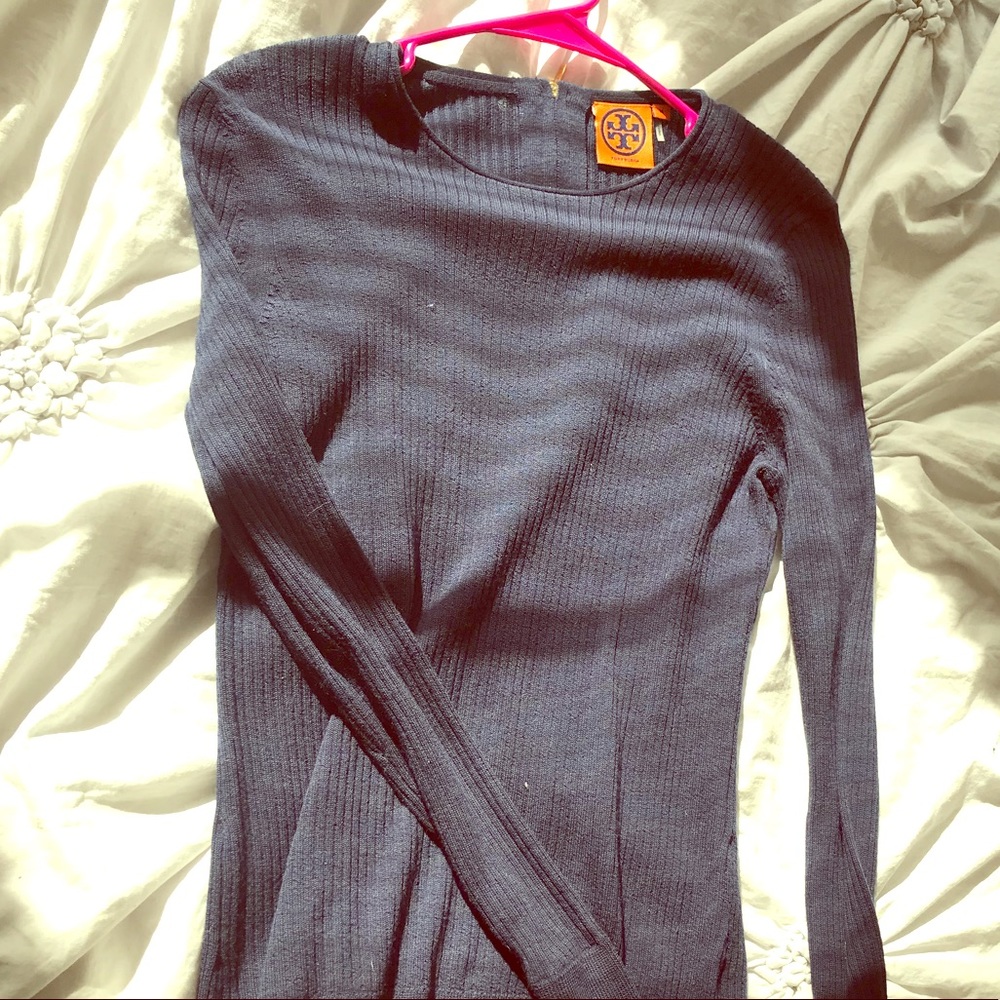 Tory Burch Navy Sweater- Worn Once or Twice!